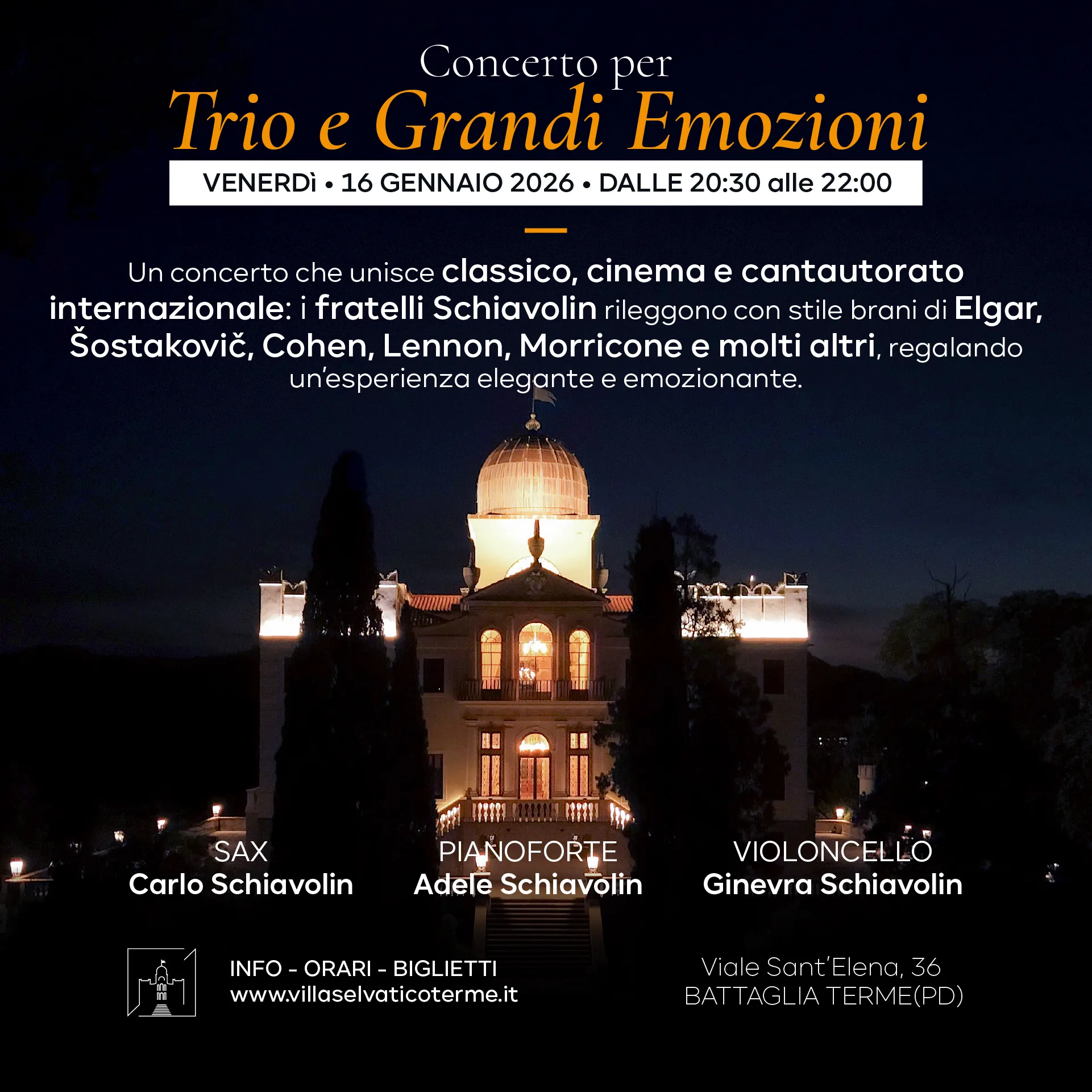 Concerto per Trio e Grandi Emozioni - Fratelli Schiavolin