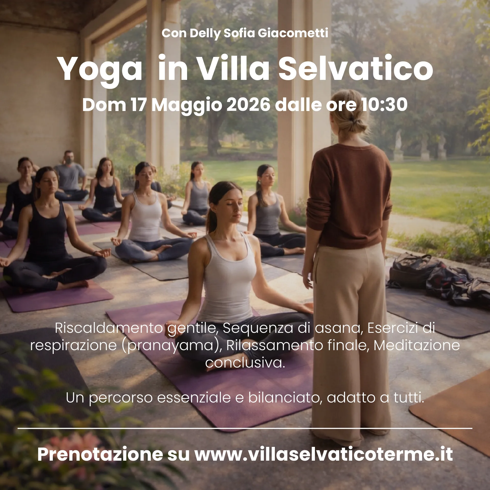 Yoga in Villa Selvatico