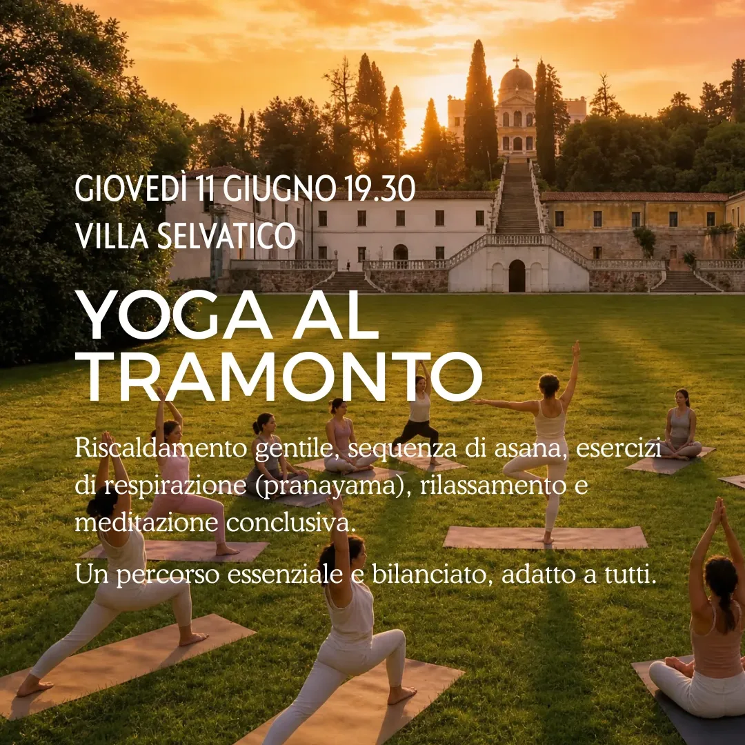Yoga a Villa Selvatico - Giovedì 11 Giugno 19.30