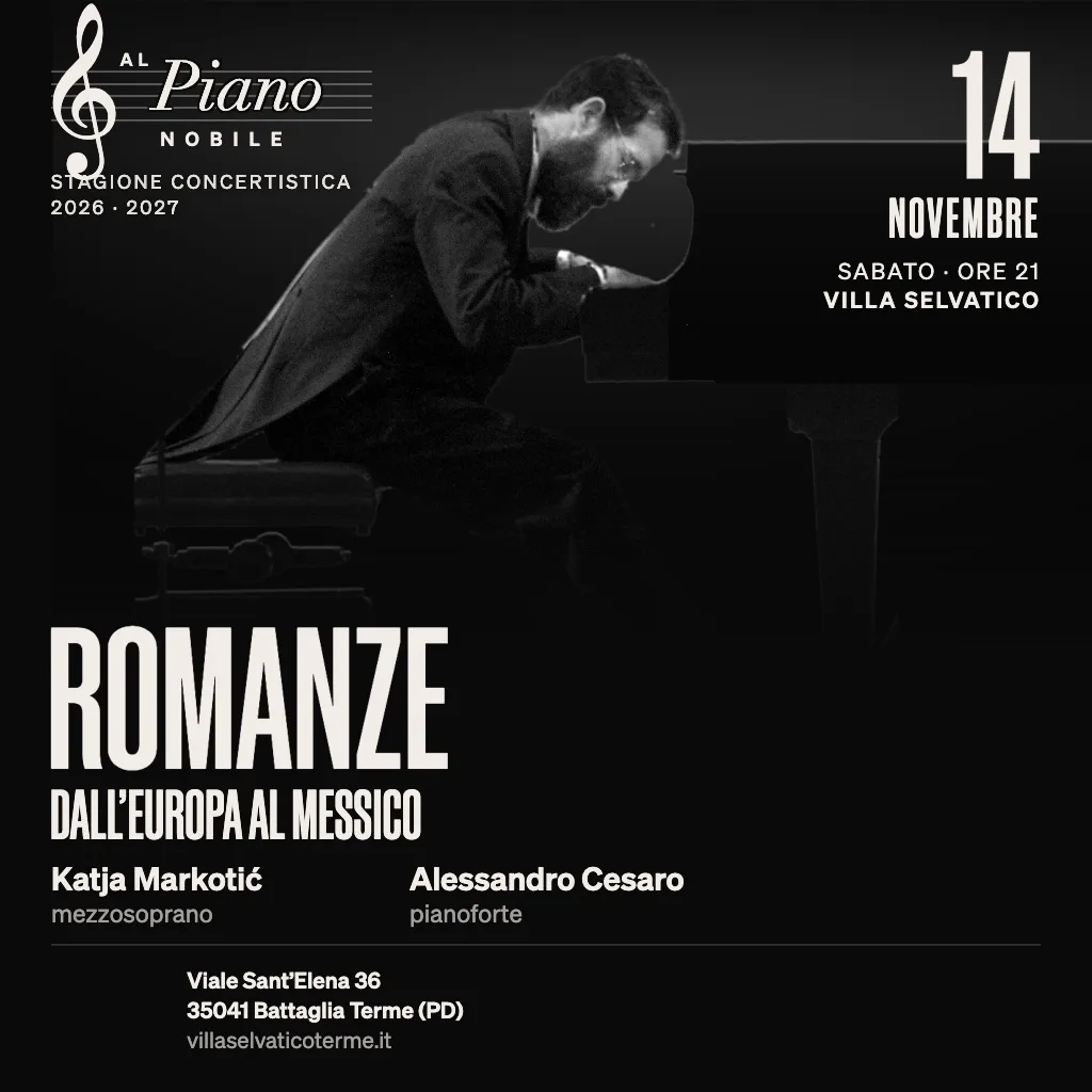 Romanze dall'Europa al Messico • Concerto per piano e voce • Katja Markotić e Alessandro Cesaro